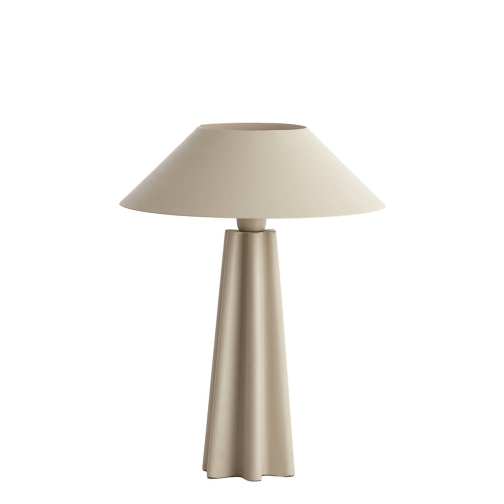 Matt Taupe Iron Empire Table Lamp - 1890813 - Uneeka