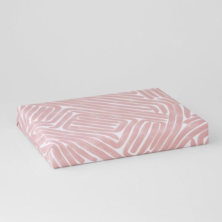 Maze Pink Gift Wrap - WP102 - Uneeka