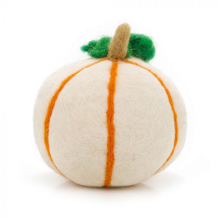 Medium Felt Pumpkins - ANHMP - WHITE - Uneeka