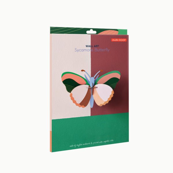 Medium Sycamore Butterfly Cardboard Model - TTM203 - Uneeka