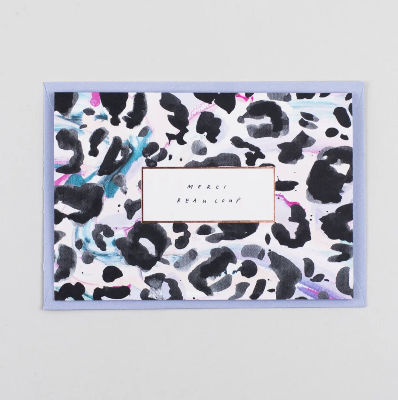 Merci Beaucoup' Greetings Card - KH05 - Uneeka