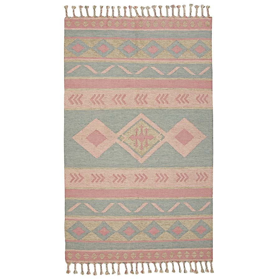 Merma Handloom Recycled Indian Kilim Rug - R28169 - Uneeka