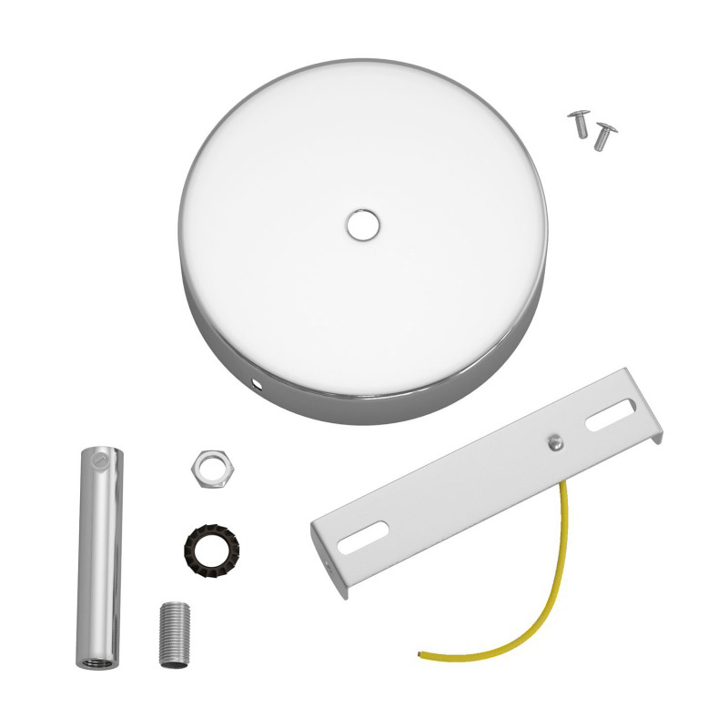 Metal Ceiling Rose With 7 cm Cable Clamp - KRM57FCTISTERM4 - Uneeka