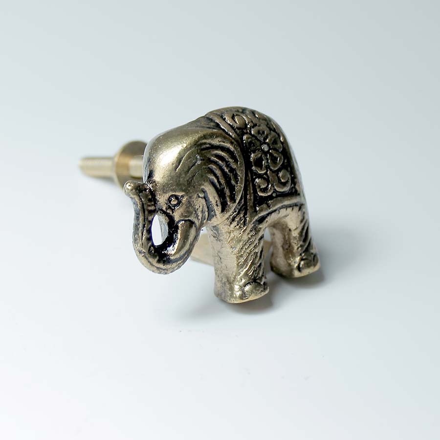 Metal Elephant Door Knob - DK110 - Uneeka