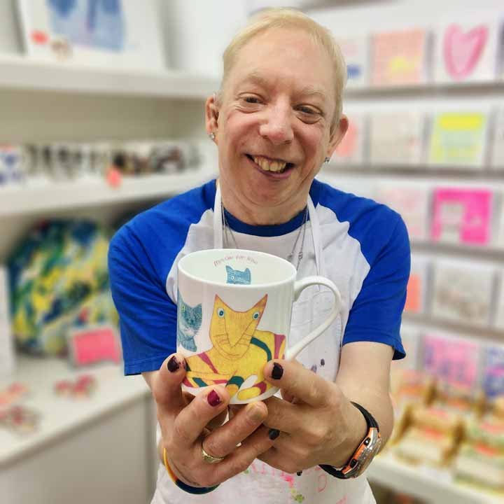 Miaow For Now Fine Bone China Mug - MUG036 - Uneeka