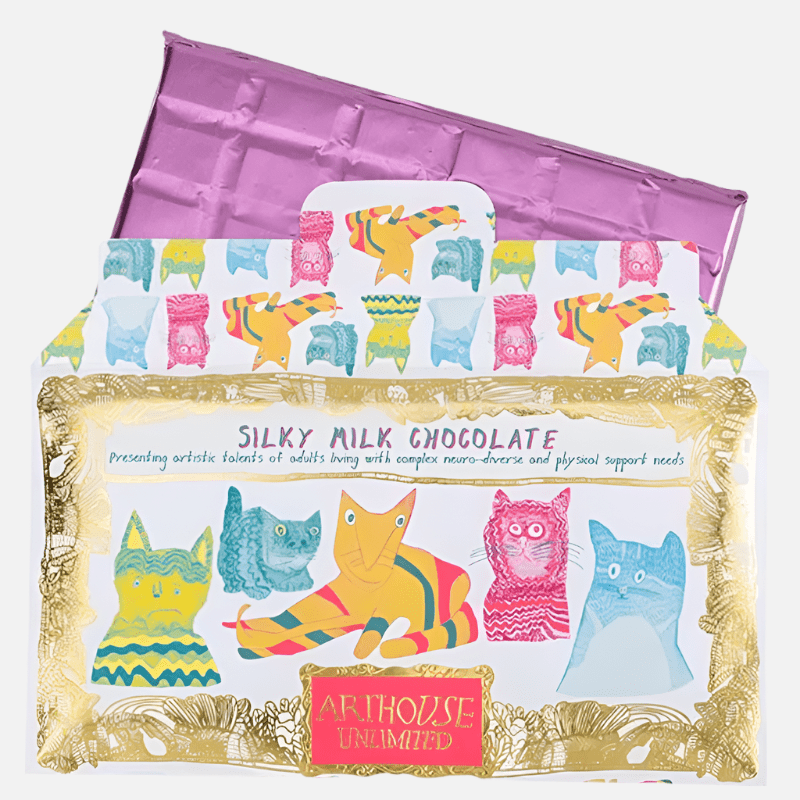 Miaow for Now Silky Milk Chocolate Bar - CHOC054 - Uneeka