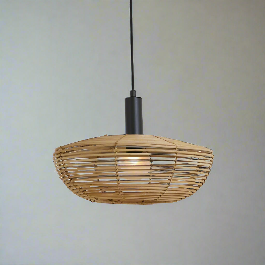 Milan Rattan Hanging Lamp - 2960030 - Uneeka