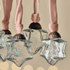 Mini Clear Sardi Star Baubles - SB1201GB - Uneeka