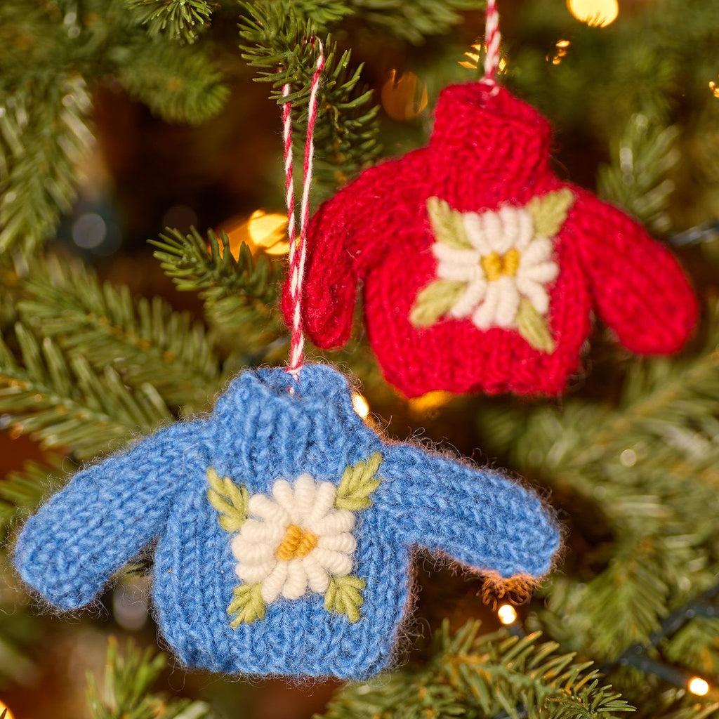 Mini Knitted Wool Jumper Hanging Decoration - XM137 - Uneeka