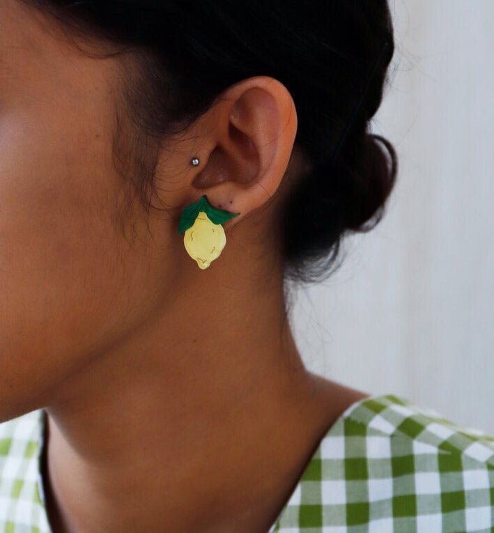 Mini Lemon Studs - GC220901S - Uneeka