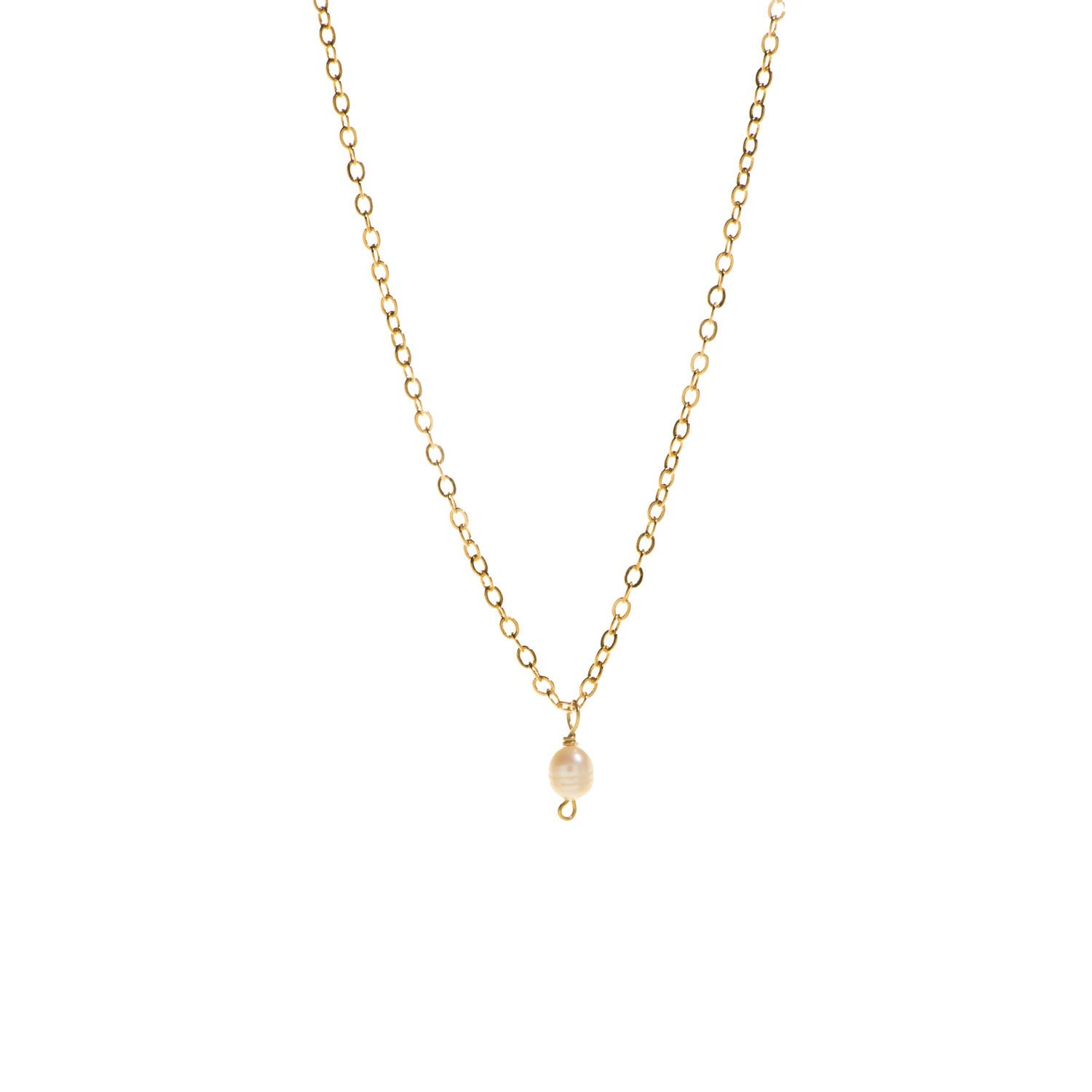 Mini Pearl Pendant Necklace - HB708 - Uneeka