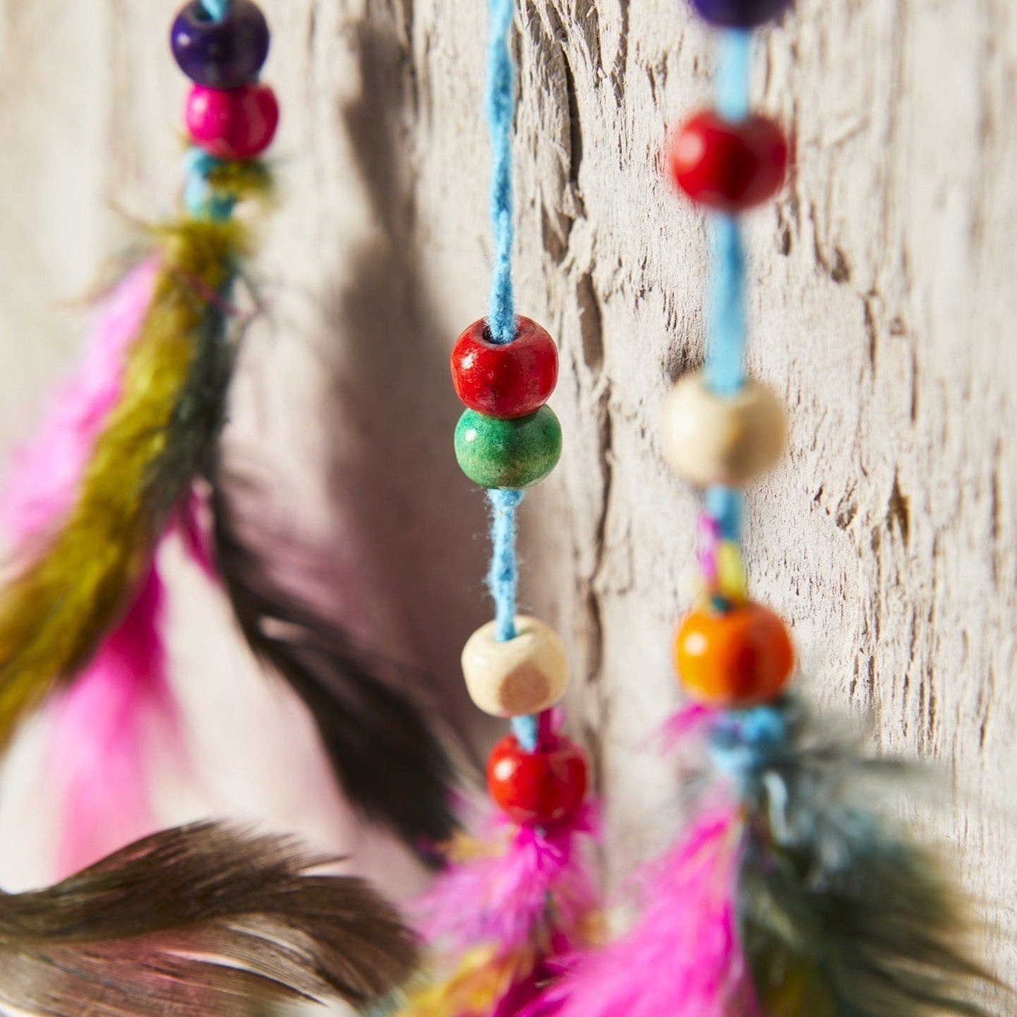 Mini Rainbow Hemp Dreamcatcher - DCAT39 - Uneeka