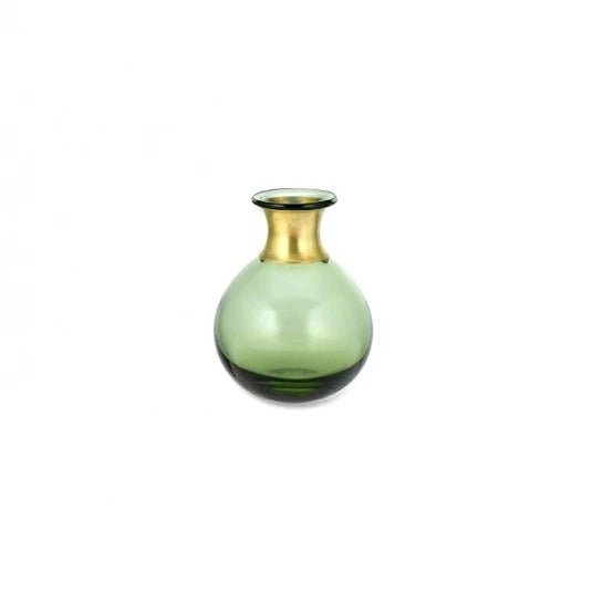 Miza Mini Green Glass Vase - MV1001 - Uneeka