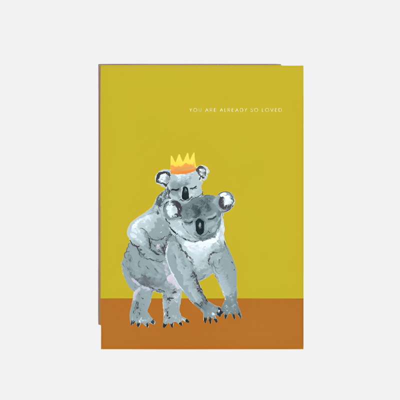 Mother & Baby Koala Greetings Card - HCWB450 - Uneeka