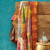Multi Patchwork Kantha Throw - TH406 - Uneeka