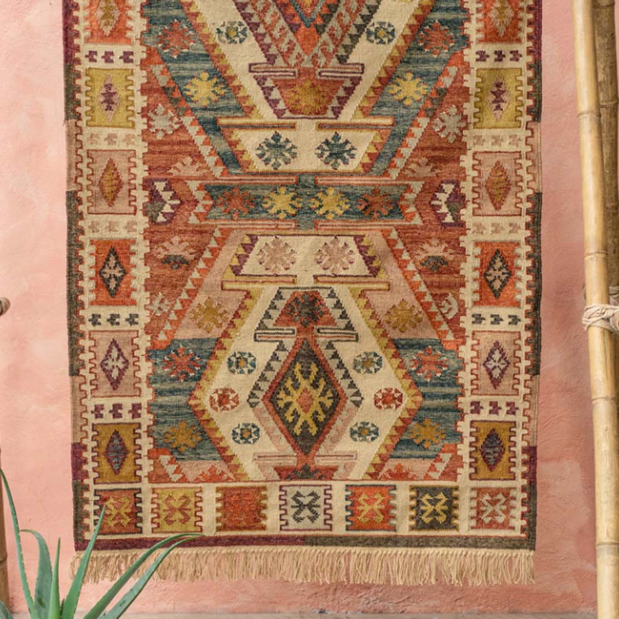 Narayan Handloom Kilim Rug - R53146 - Uneeka