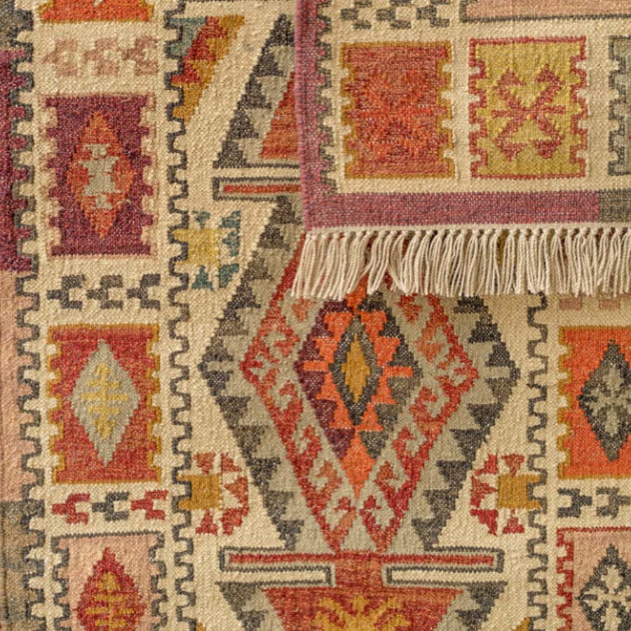 Narayan Handloom Kilim Rug - R53128 - Uneeka