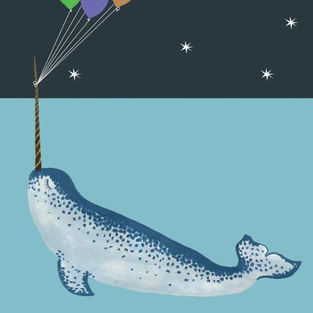 Narwhal Happy Birthday Greetings Card - HCWB166 - Uneeka
