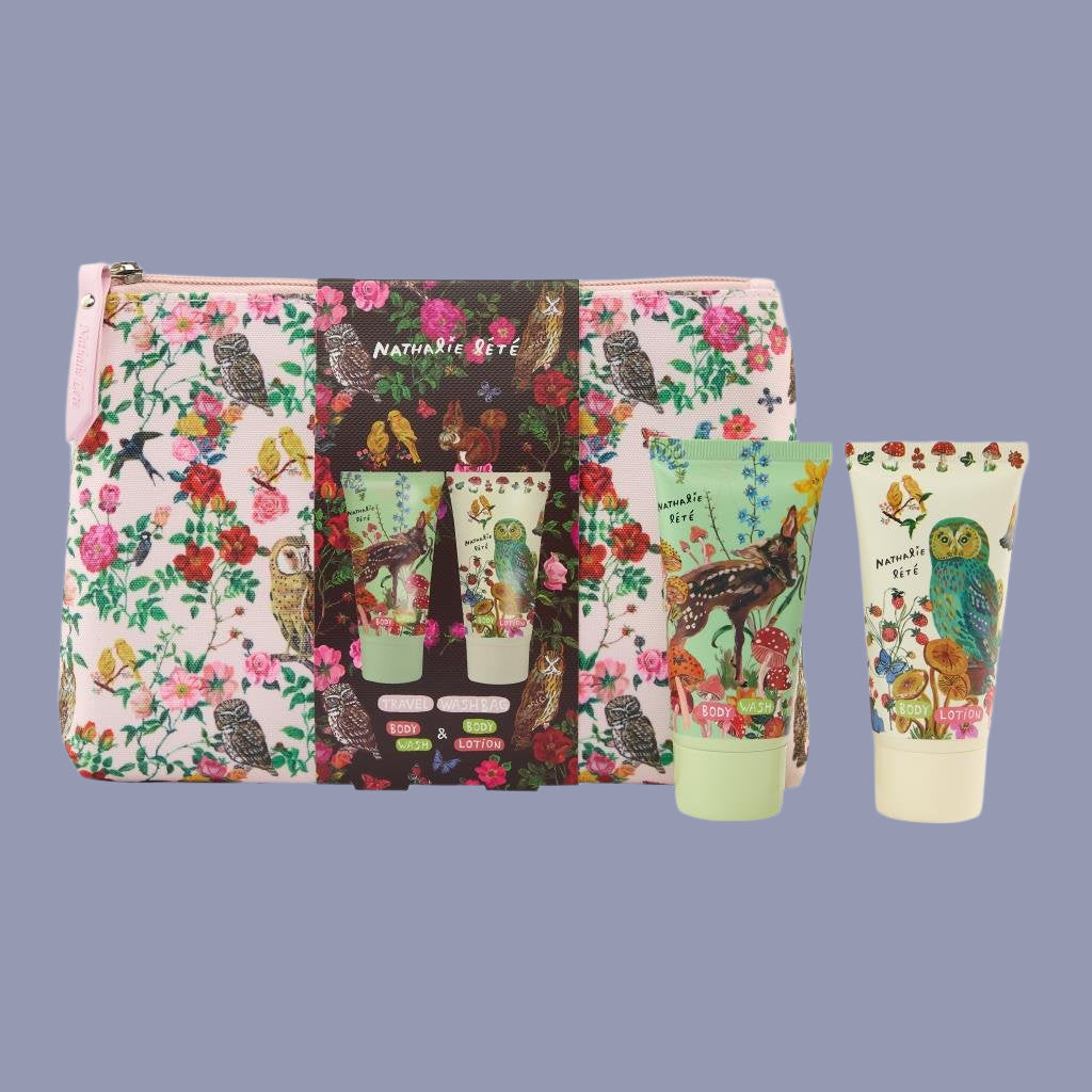 Natalie Lete Forest Folk Travel Wash Bag - FG5451 - Uneeka