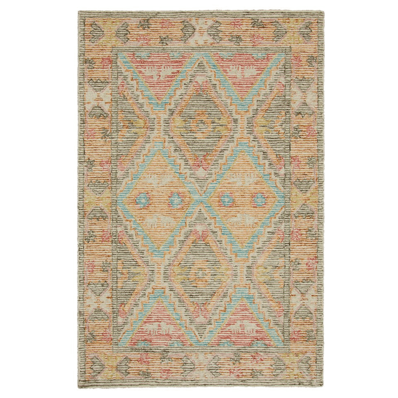 Nathari Hand Tufted Indian Wool Rug - R27846 - Uneeka