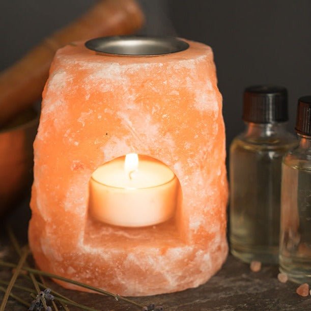 Natural Himalayan Salt Oil Burner - SALT23 - Uneeka