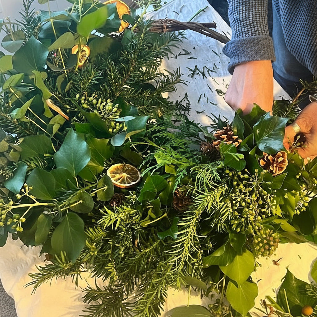 Natural Wreath Making Workshop - Wreath Making Workshop - Uneeka