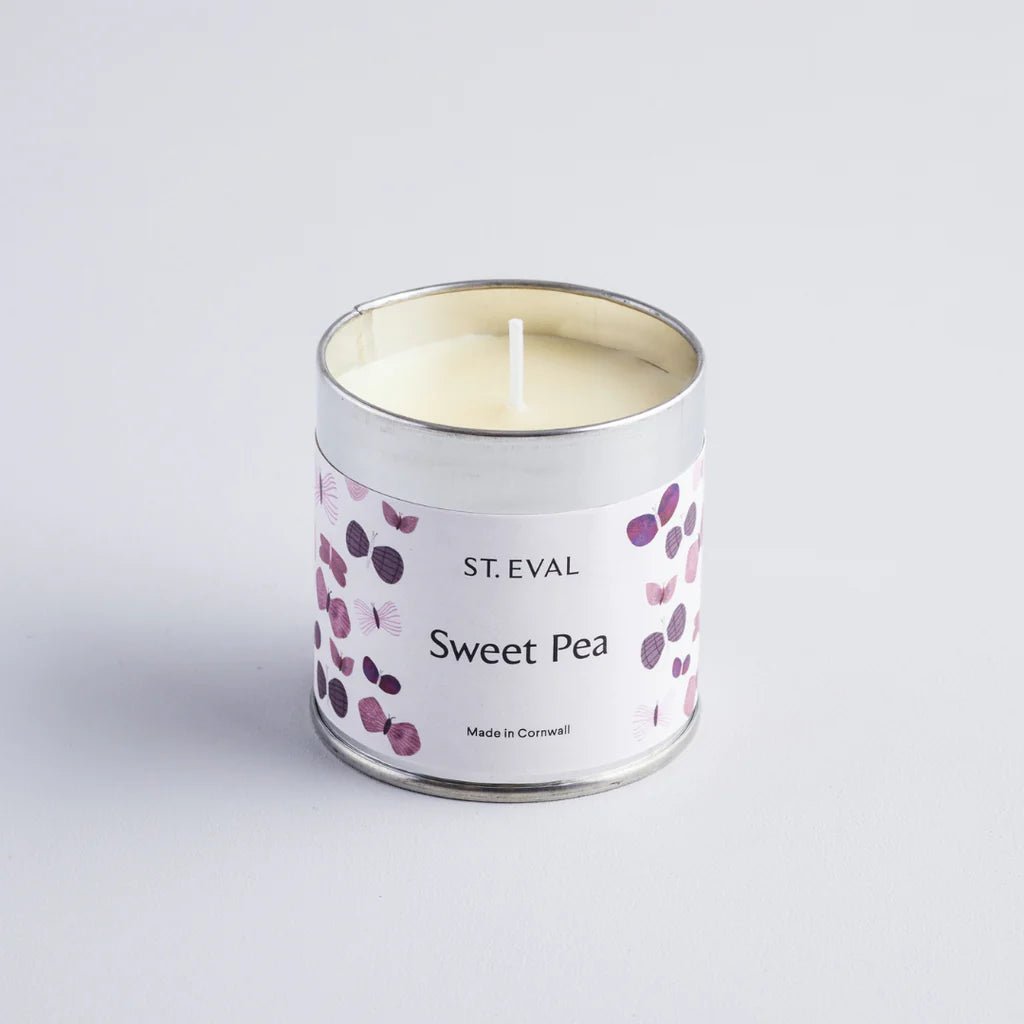 Nature's Garden Tin Candle Sweet Pea - candle - Uneeka