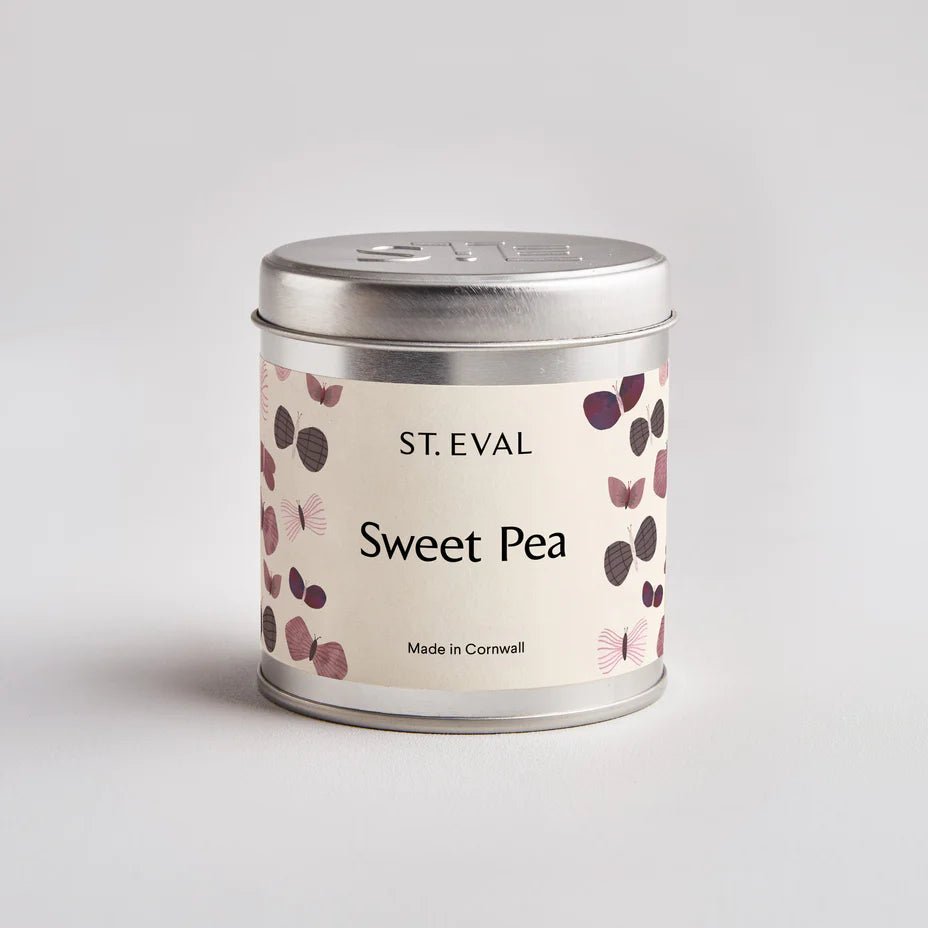 Nature's Garden Tin Candle Sweet Pea - candle - Uneeka