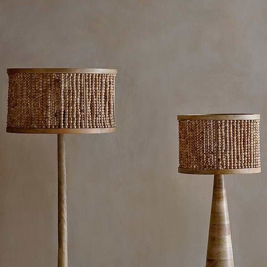 Neela Natural Mango Wood Lampshade - NE0801 - Uneeka