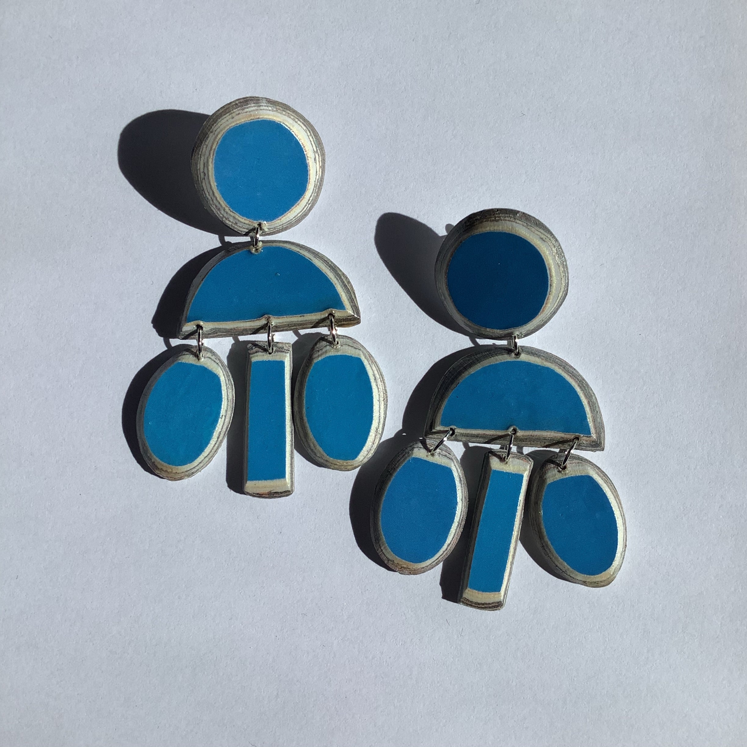 Nesta Layered Earrings - NLE navy - Uneeka