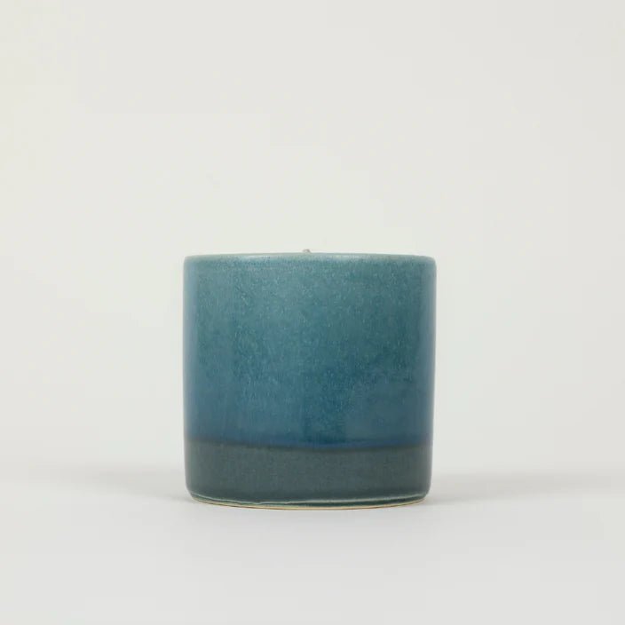 New Sea & Shore Ceramic Pot Candle Sea Salt - F01512 - Uneeka