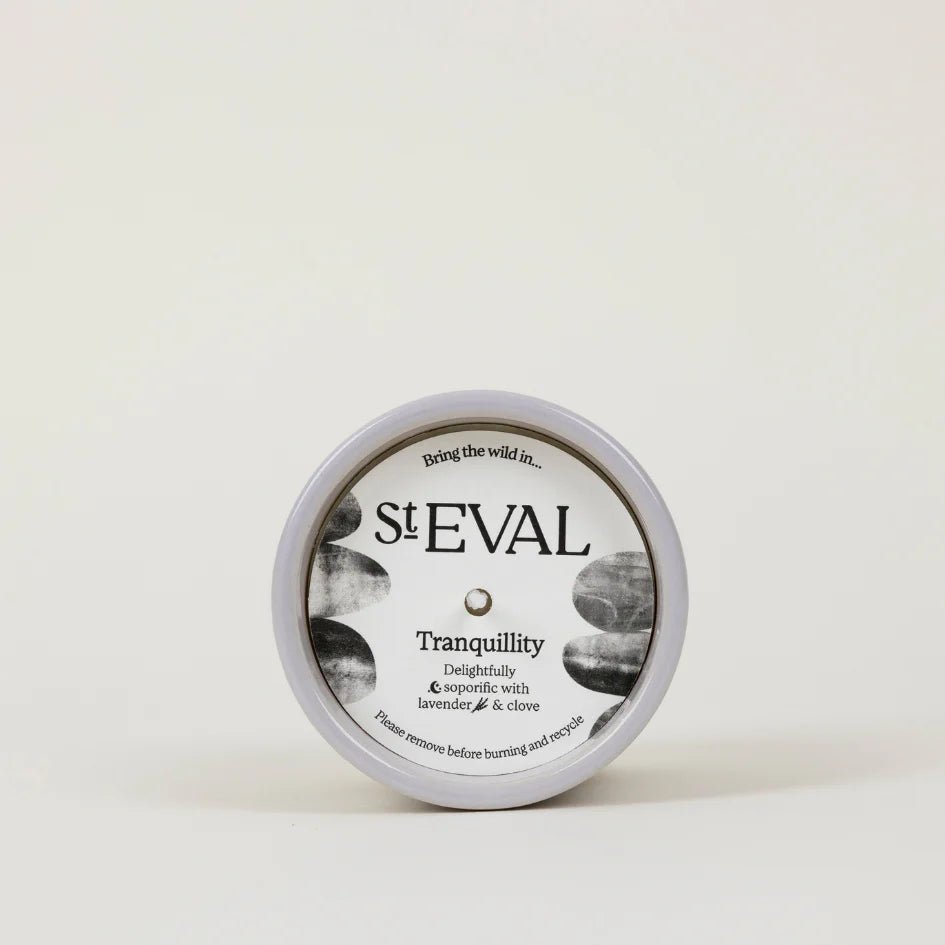 St Eval Sea & Shore Ceramic Pot Candle Tranquillity - F01353 - Uneeka