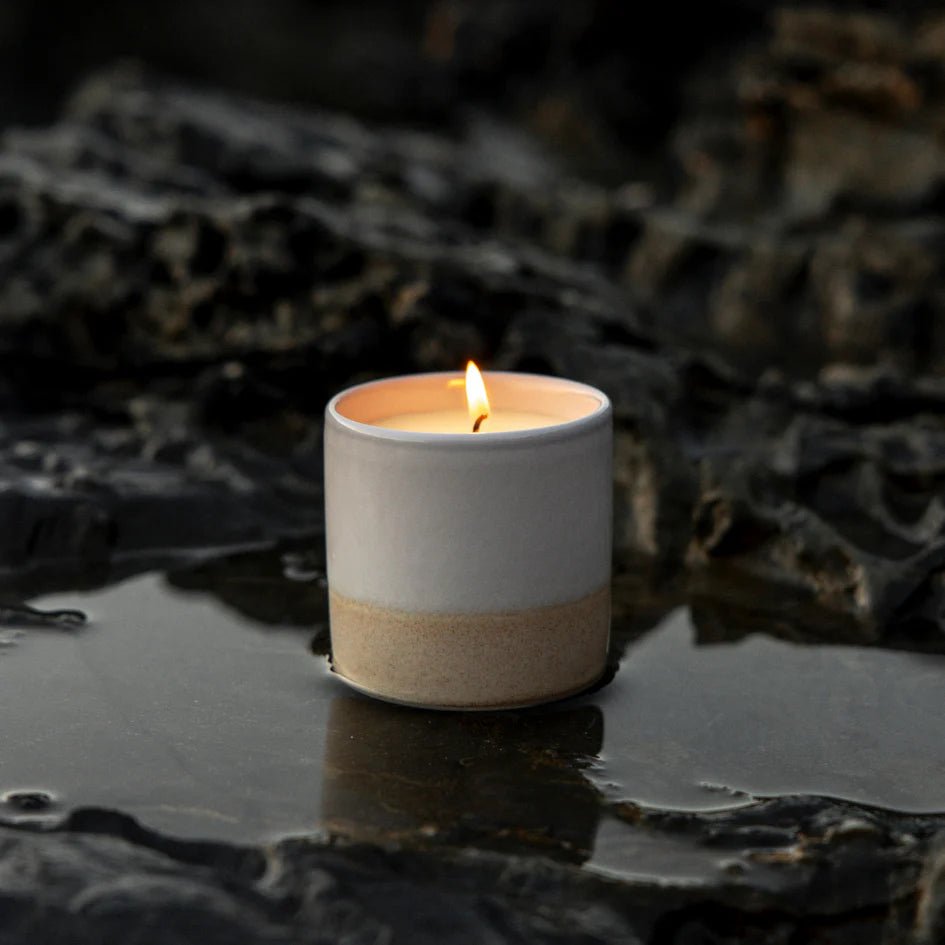 New Sea & Shore Ceramic Pot Candle Tranquillity - F01353 - Uneeka