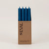 St Eval Single Dinner Candle Bedruthan Blue - F00048 - Uneeka