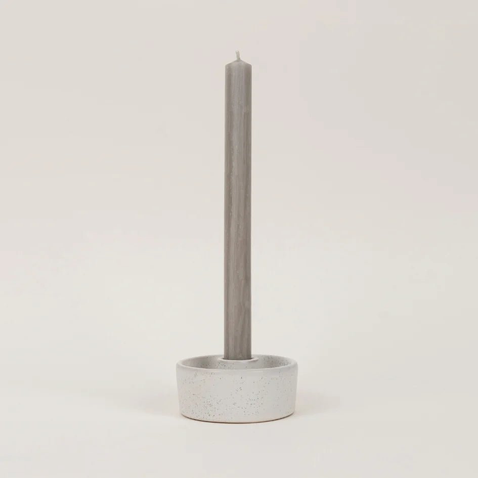 St Eval Single Dinner Candle Mushroom - F01191 - Uneeka