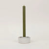 St Eval Single Dinner Candle Olive Green - F00054 - Uneeka