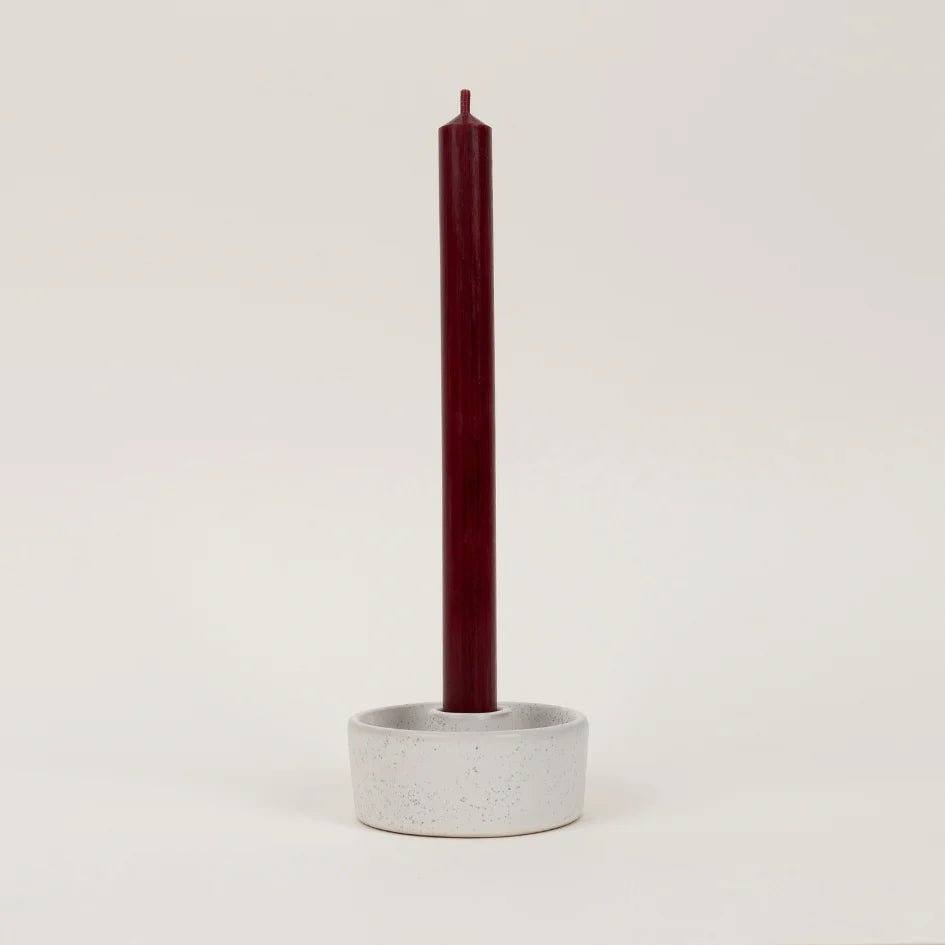 St Eval Single Dinner Candle Red - F00059 - Uneeka