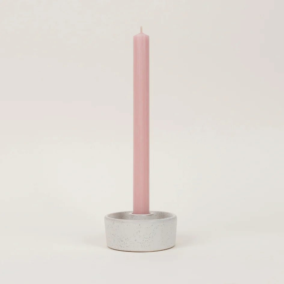 St Eval Single Dinner Candle Rose Quartz - F01189 - Uneeka