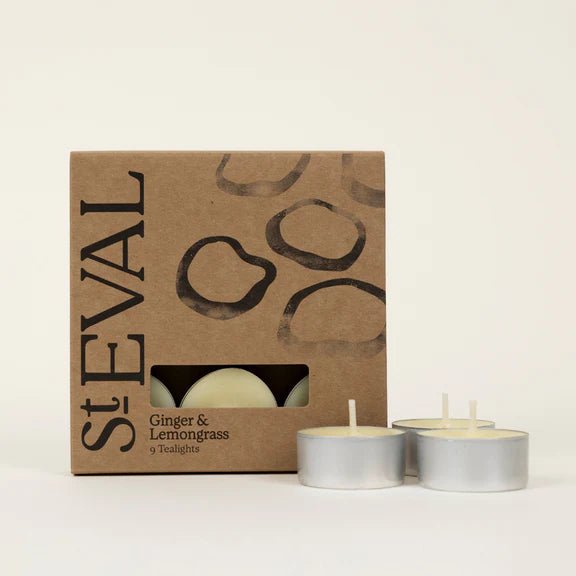 St Eval Tealights Ginger & Lemongrass - F01388 - Uneeka