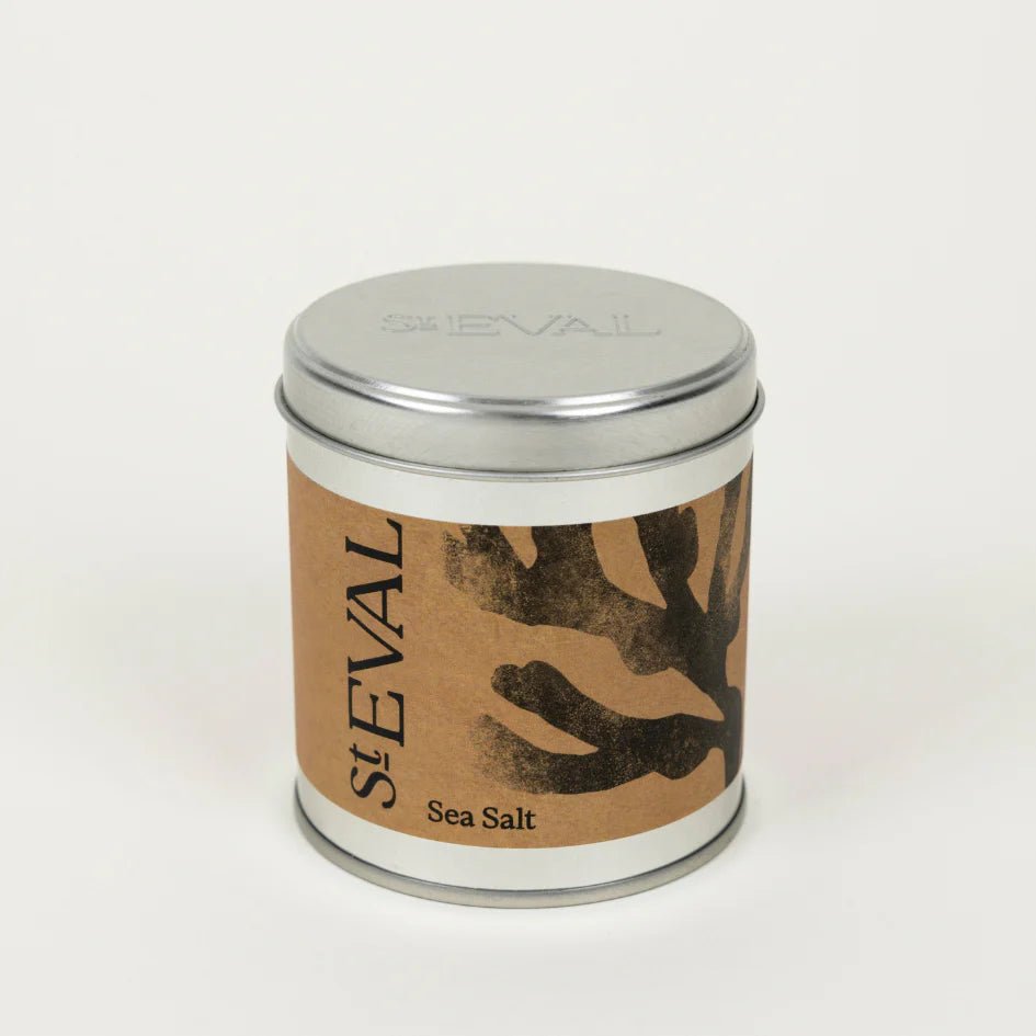 St Eval Tin Candle Sea Salt - F00600 - Uneeka