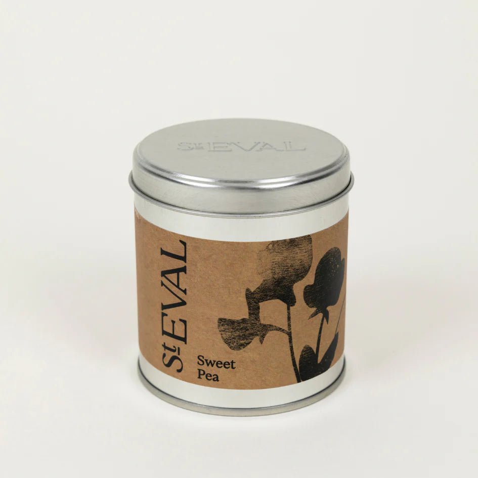 St Eval Tin Candle Sweet Pea - F01394 - Uneeka