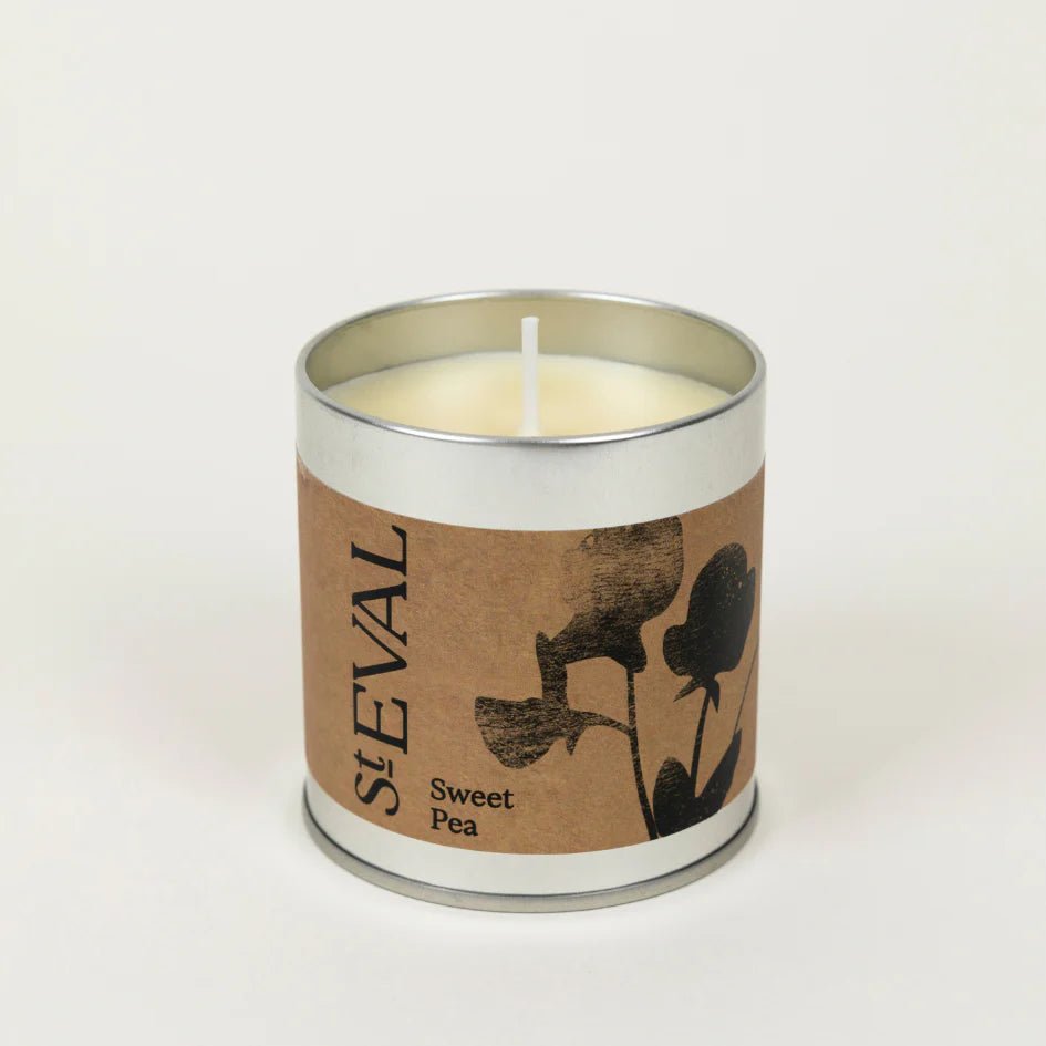 St Eval Tin Candle Sweet Pea - F01394 - Uneeka