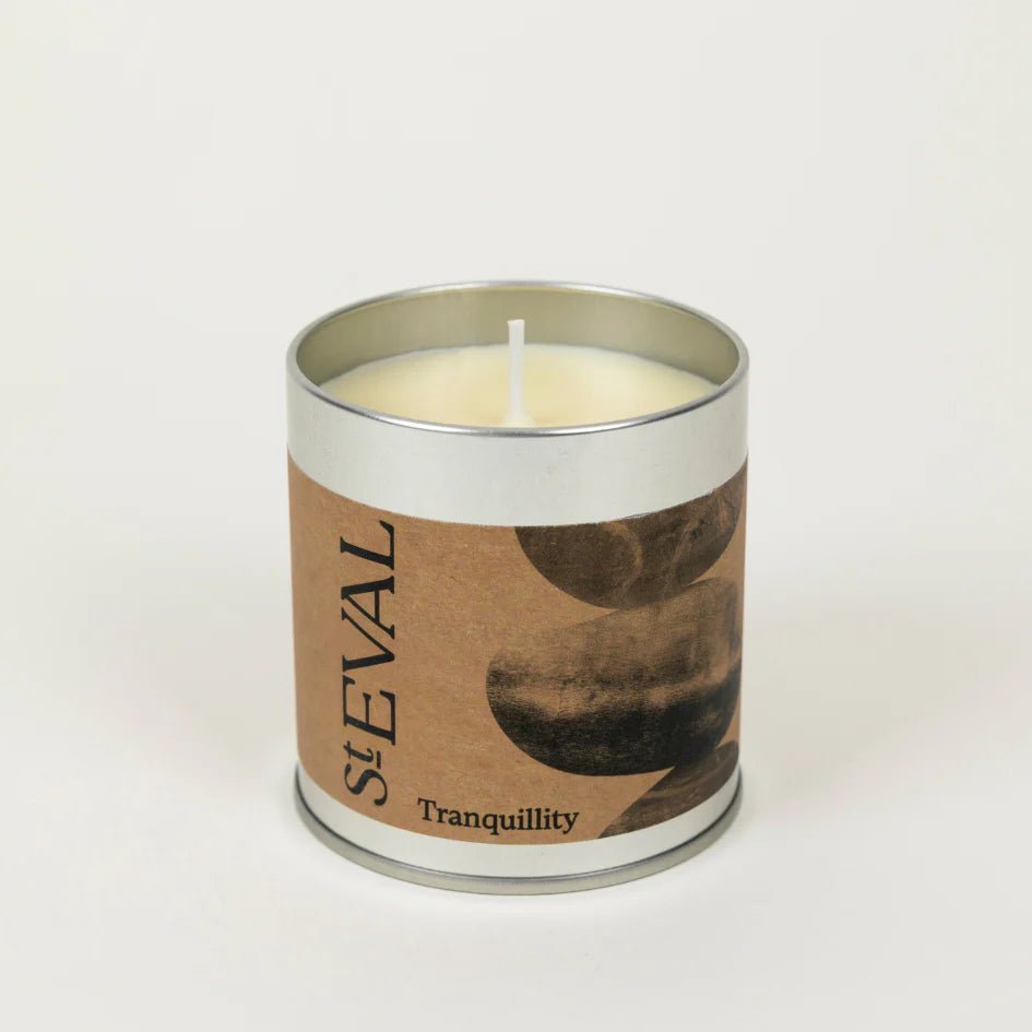 St Eval Tin Candle Tranquillity - F01359 - Uneeka