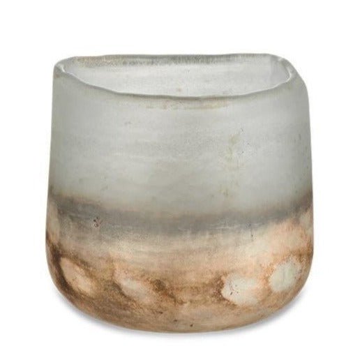 Ngolo Aged Smoke Tealight Holder - NT4401 - Uneeka