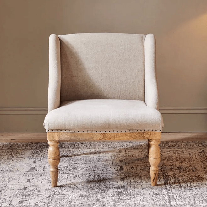 Nkuku Elbu Linen Armchair - EC1201 - Uneeka