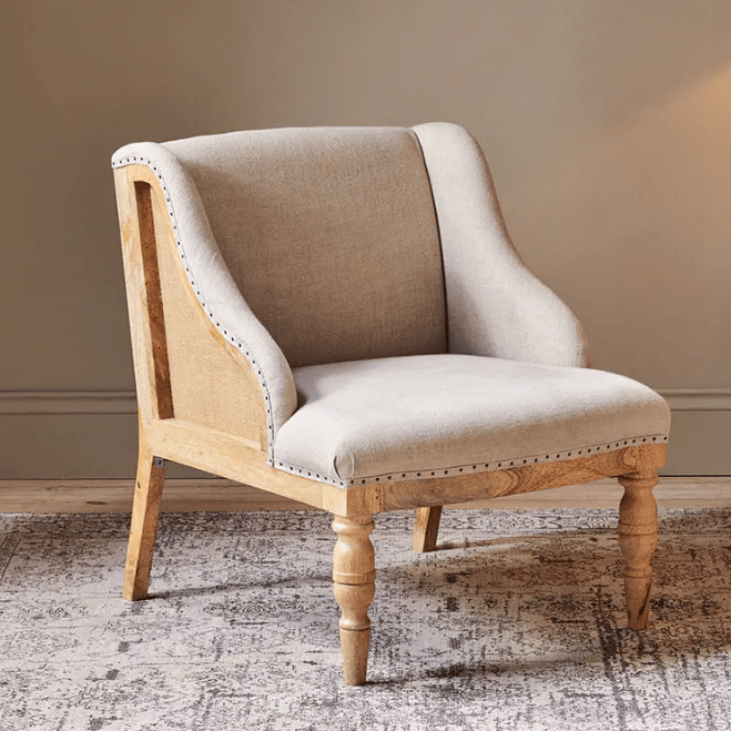Nkuku Elbu Linen Armchair - EC1201 - Uneeka