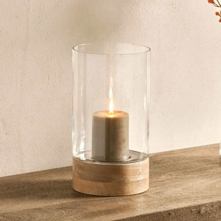 Nkuku Idha Straight Hurricane Lantern - IL0402 - Uneeka
