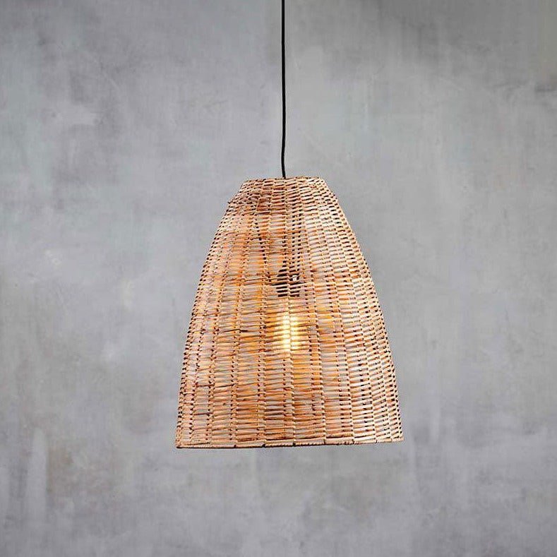 Noko Wicker Conical Pendant - NP0802 - Uneeka