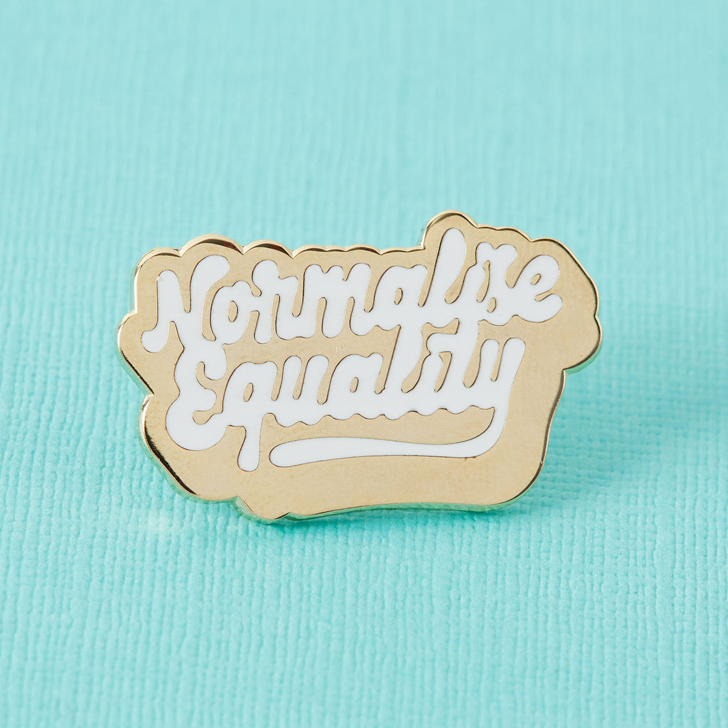 Normalise Equality Enamel Pin - dc076 - Uneeka