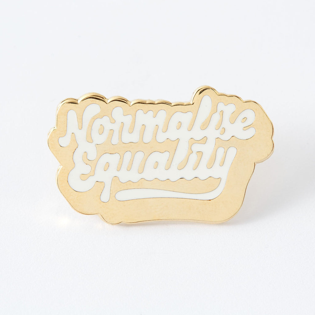 Normalise Equality Enamel Pin - dc076 - Uneeka